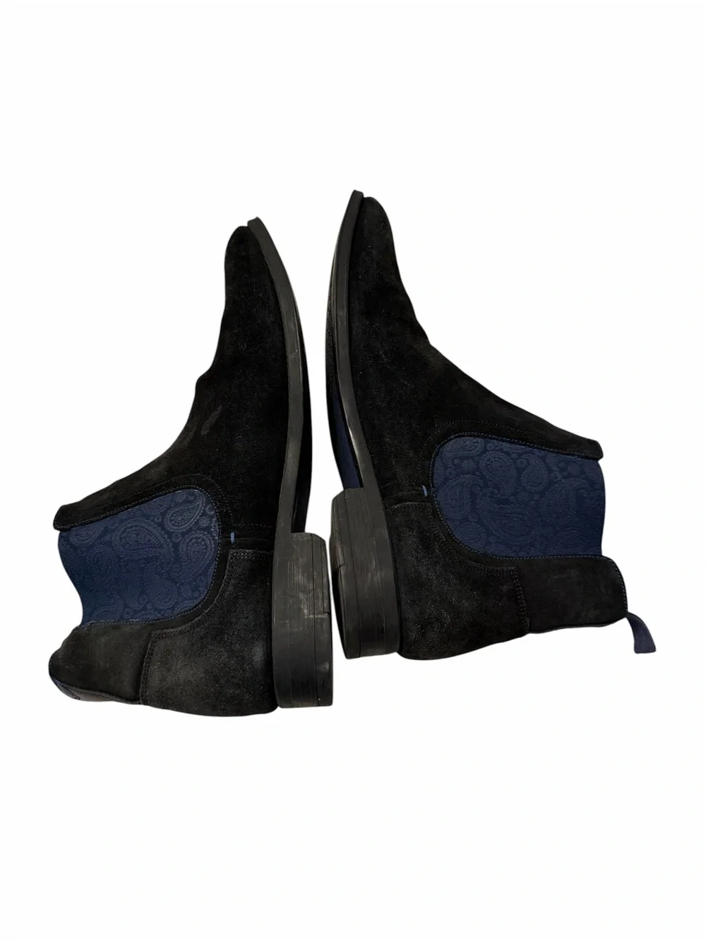 Ted Baker Navy blue Suede Chukka Boots, SZ11, pre-owned, gently used